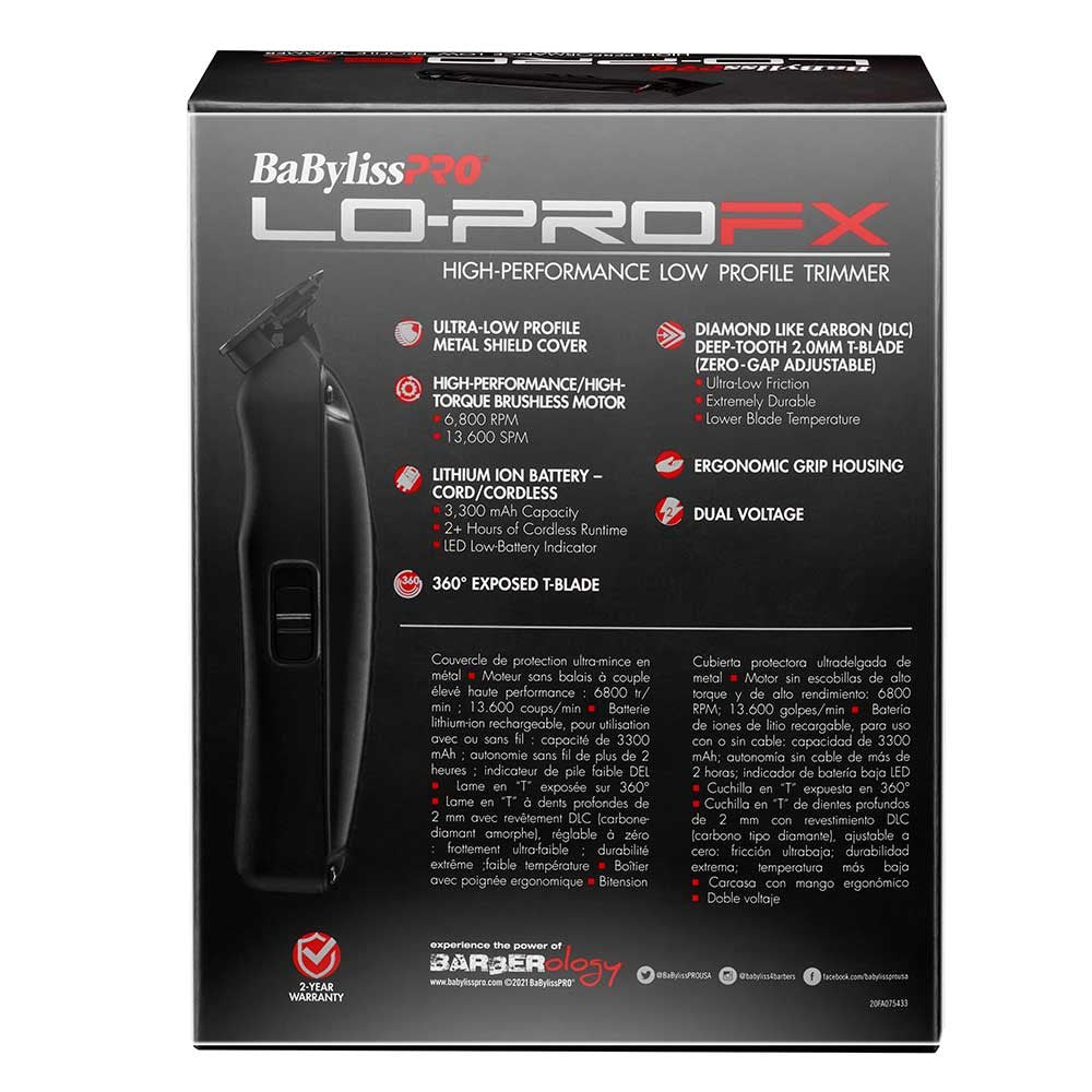 BaBylissPRO LoPROFX High Performance Low Profile Trimmer